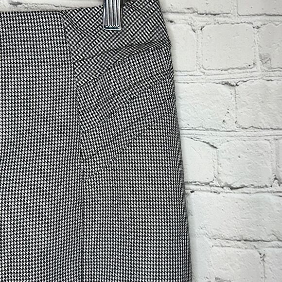 New York & Company Women’s Black White Checkered Pencil Skirt size 6 - Picture 3 of 7